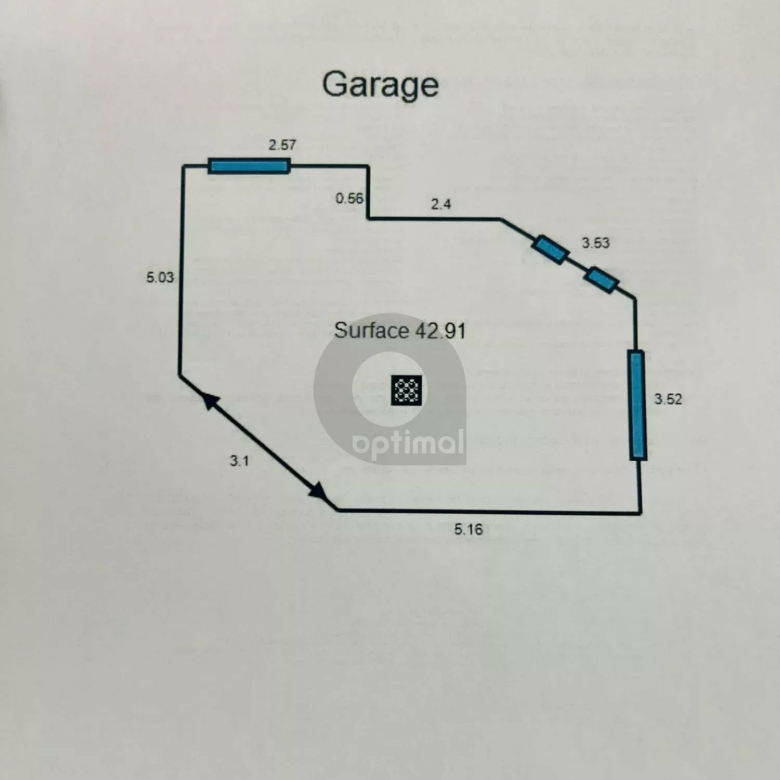 CENTRE VILLE DE MENTON – GARAGE DE 43m²