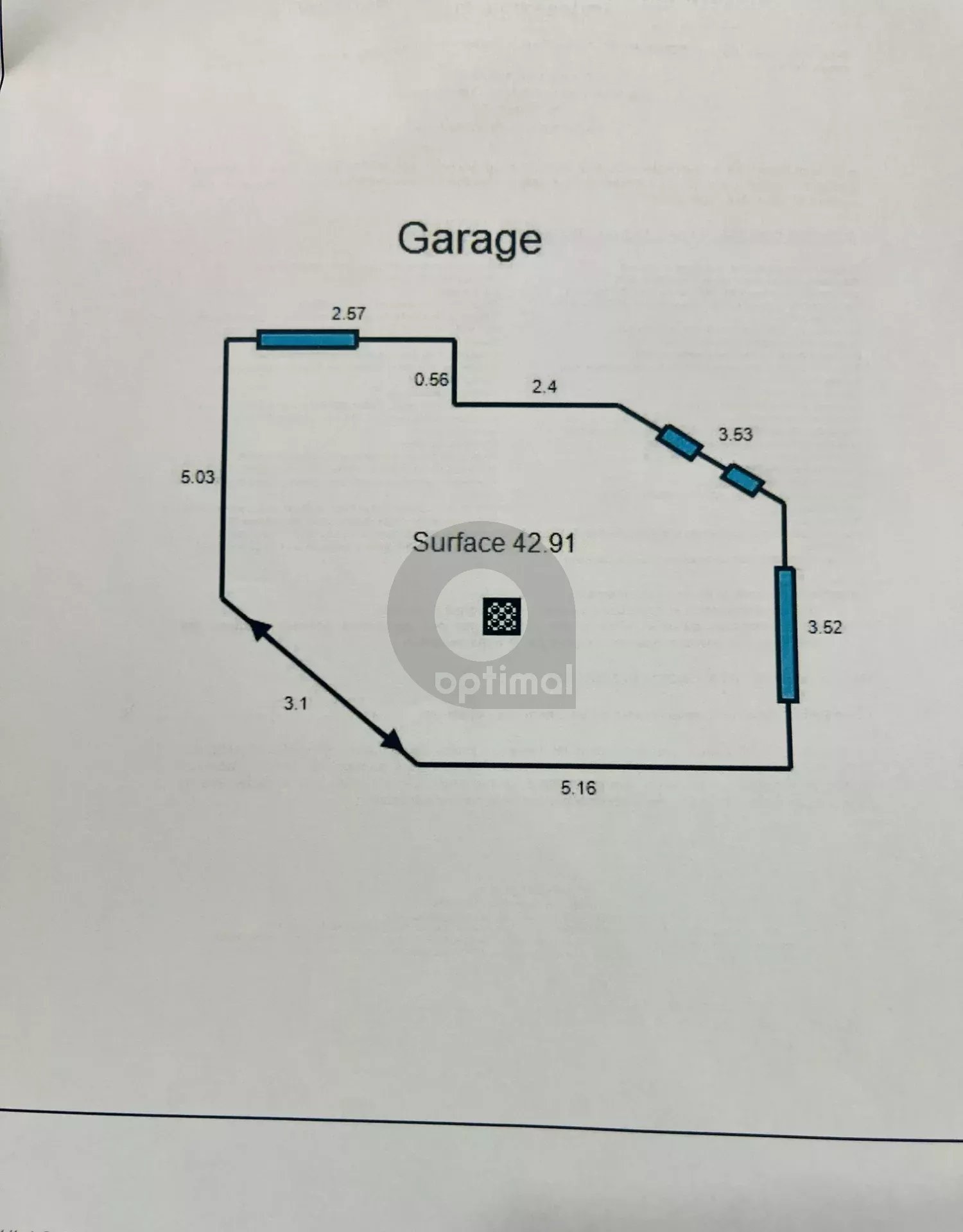 CENTRE VILLE DE MENTON – GARAGE DE 43m²