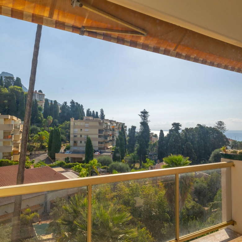 Menton Garavan 4 piéces au calme, vue mer