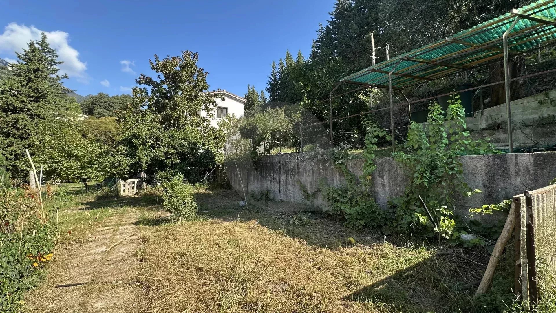 Menton – Cabrolles : Rare! Grande propriété avec magnifique terrain  – Vue dégagée – Accès direct