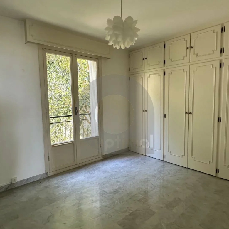 MENTON – TERRES CHAUDES: APPARTEMENT 2P AVEC VUE MER PANORAMIQUE –  GARAGE et CAVE
