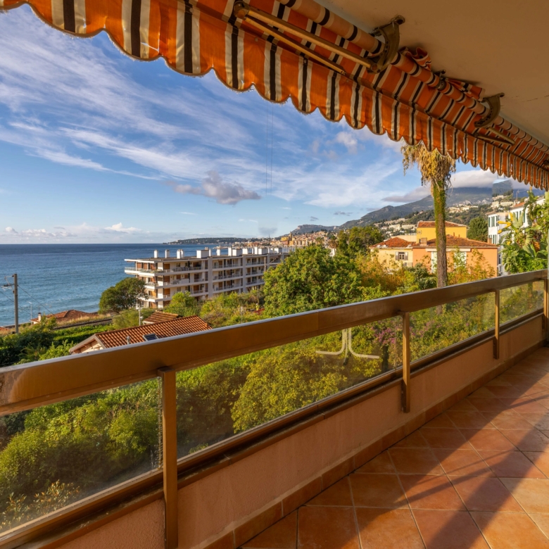 Appartement 2 pièces grande terrasse et parking à Menton Garavan