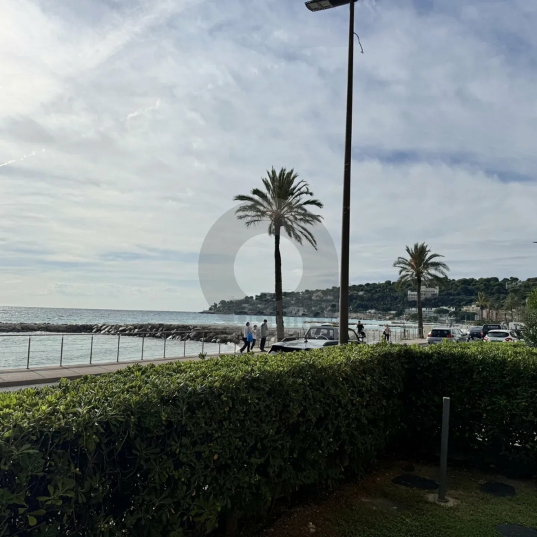 ROQUEBRUNE 2 PIÈCES BORD DE MER GARAGE JARDIN